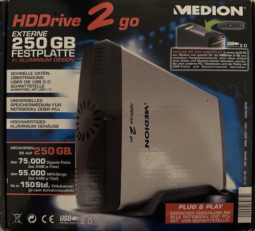Medion hddrive 250 - go,