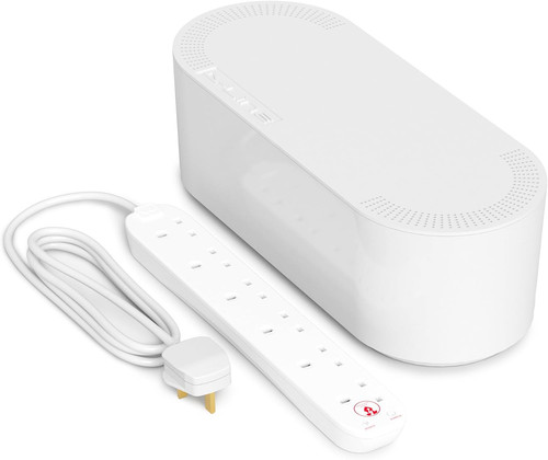 Cable tidy box with socket - tidy, 6