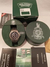 Citizen Royal Marines Commandos Super-Tough Military Watch BN0110-57E Titanium 