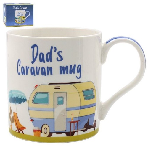 Dads caravan coffee - caravan, mug
