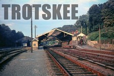 35mm Slide BR British Railways Scene View Tavistock Station 1964 Original