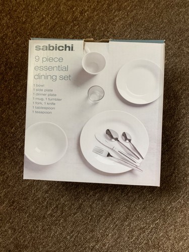 Sabichi 9pc white solo dining - sabichi,