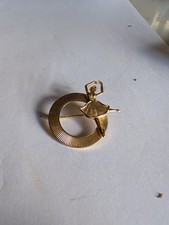 Vintage Gold Tone Ballerina