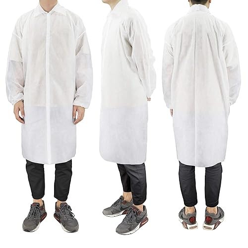 Lab coat white - lab, disposable