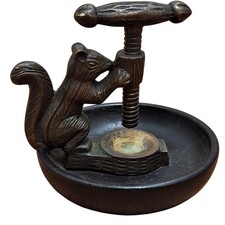 "Vintage Brass Squirrel Screw