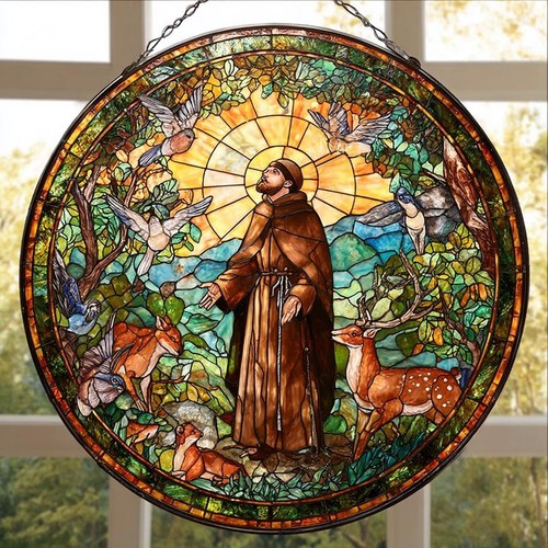 Francis assisi stained - francis,