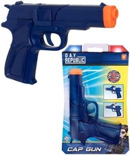 Toy Gun 8 Shot Ring Cap SWAT Mission - Plastic Revolver Toy, Pistol Police Plays