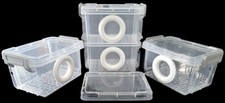 2x Clip-on Insect Egg Nursery Hatching Travel Tubs, Stick Insect, Praying Mantis