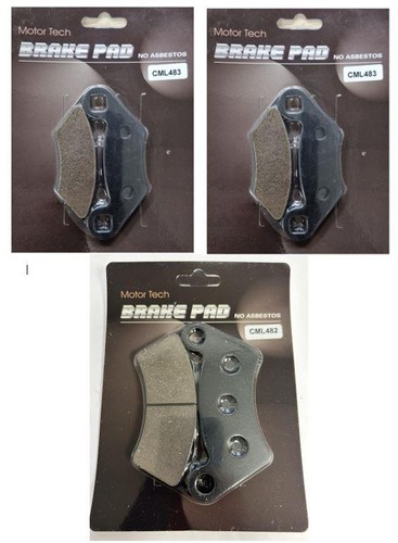 Front rear brake pads - &,