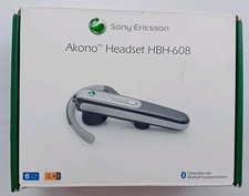Sony Ericsson Akono Bluetooth Headset HBH-608 (Silver) With Charger Never Used 