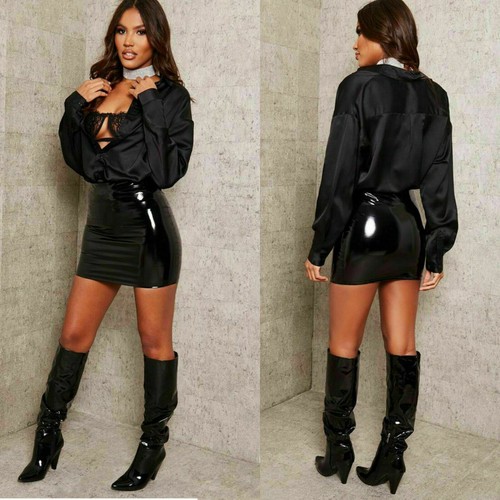 Ladie womens high waist vinyl - ladie,