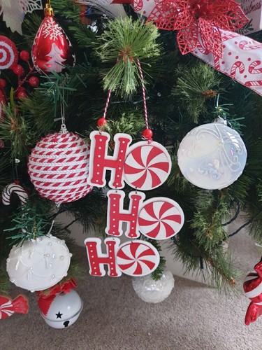 Hohoho wooden candy cane - candy,