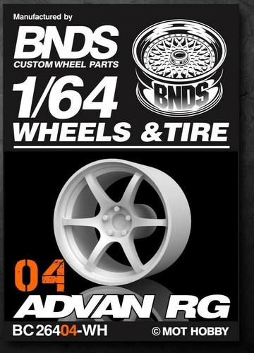 Plastic wheels rims tires - 1/64,