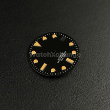 28.5mm Black & Orange Watch