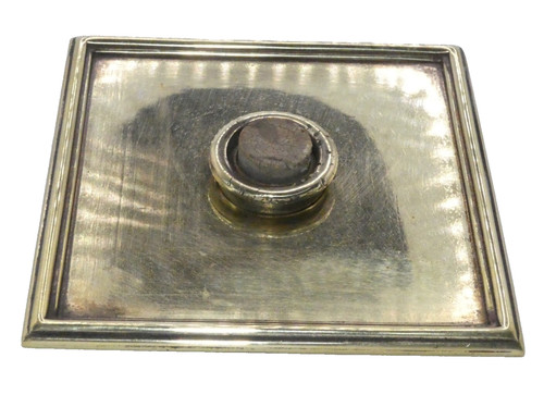 Antique brass door - , bell