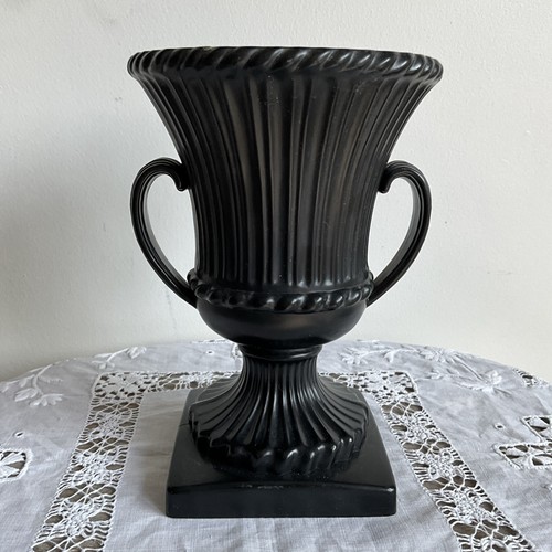 Vintage black heavy plastic - vintage,