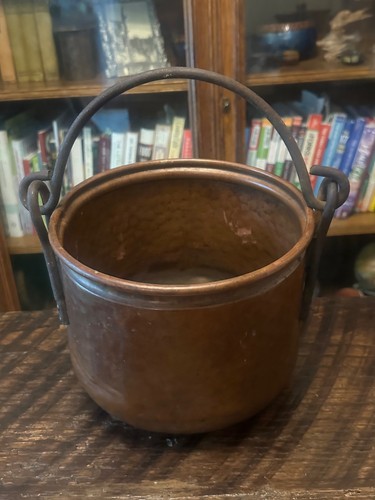 Antique hammered copper - hammered, 8