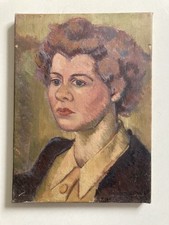 Vintage Oil Painting Lady