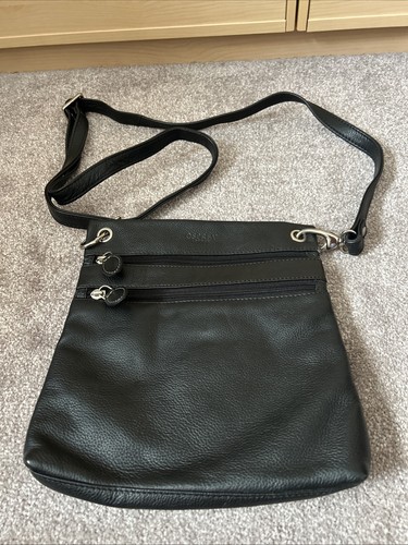 Osprey black leather - black, bag