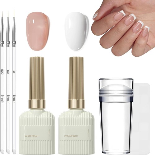 French manicure polish kit - french,
