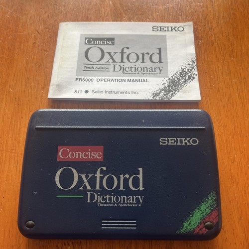 Seiko er6000 oxford dictionary - er6000,