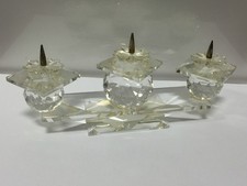 Swarovski candlestick set of