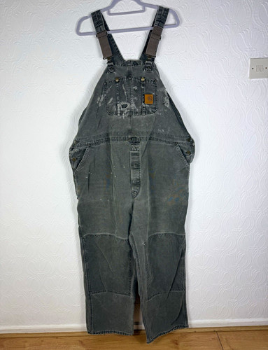 Carhartt men grey overalls - grey,