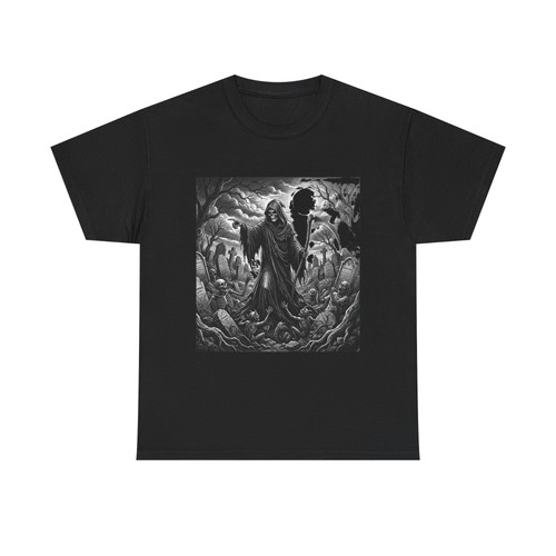 Grim reaper illustration tee - illustration, |