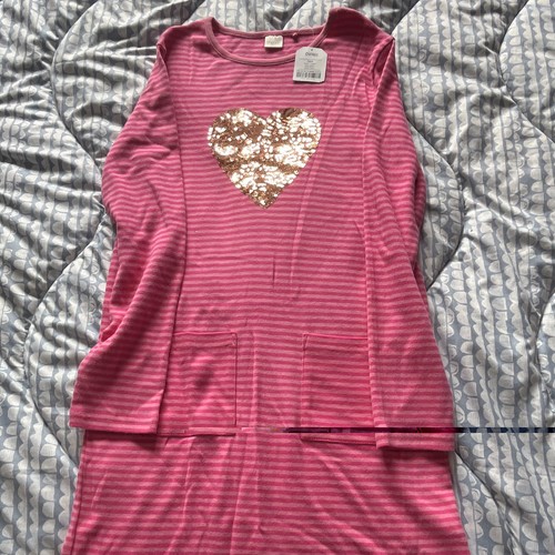 Next girls pink striped long - next,