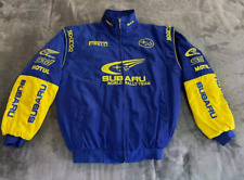 Adult F1 Racing Jacket Vintage ,Subaru Jacket Blue ,Ebroidered Cotton Padded
