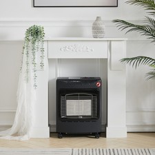 4.2KW Portable Home Heater Butane Fire Calor Gas Cabinet With Regulator Hose