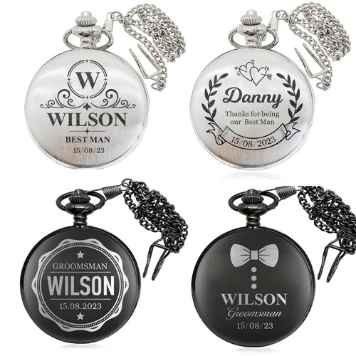 Personalised mens watch - personalised,
