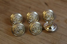 6x The Cheshire Regiment Small Buttons 14mm Gaunt B'Ham