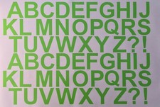LETTER Vinyl Decal A to Z