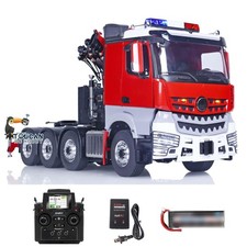 LESU 1/14 8x8 RC RTR Hydraulic Crane PL18EV Tractor Truck 3363 Metal Chassis