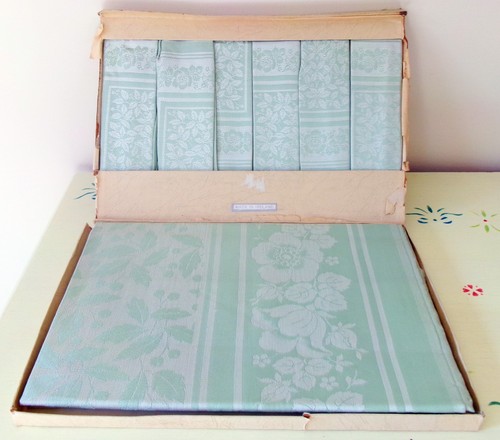 Vintage irish rayon damask - vintage,