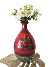 Vintage Art Deco Red Lacquer