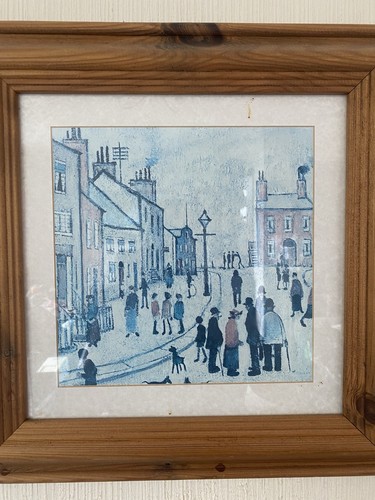Lowry framed print all - all, ready