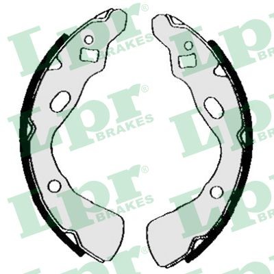 05680 lpr brake shoe set - lpr, for