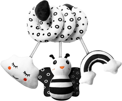 Sensory pram toys black - toys,