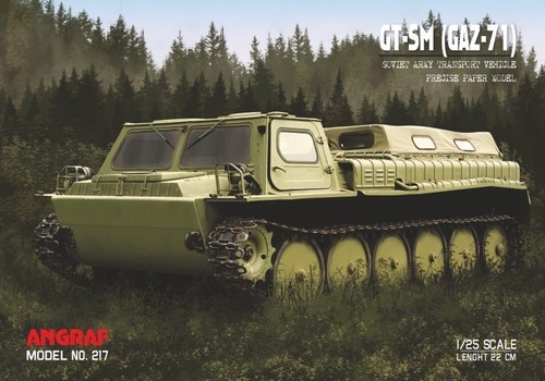 Tracked vehicle gaz 25 - tracked, gaz-71