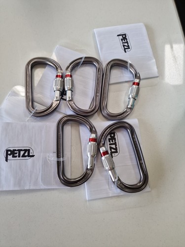 Petzl carabiner screwgate - am'd,