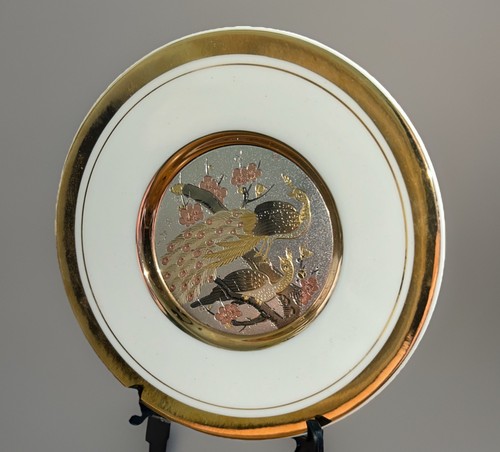 Chokin plate 24kt gold with - chokin,