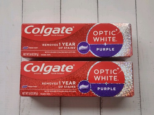 Colgate optic white purple - 2×,