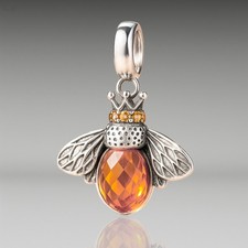 Queen Honey Bee Pendant for