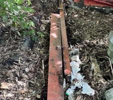 Rsj steel channel - steel, red