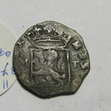 Spain Philip II 2 Maravedi Toledo Mint Grade As Pic