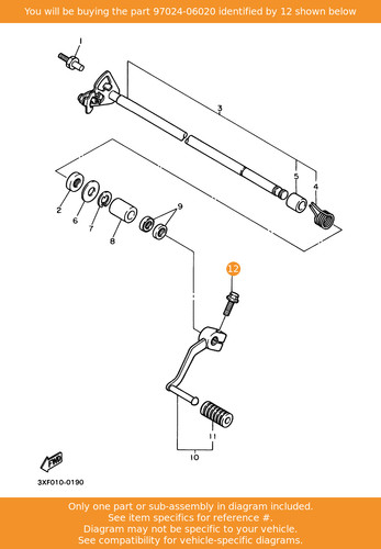 Yamaha bolt 97024 - yamaha, oem