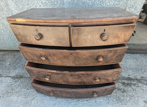 Victorian flame mahogany - flame, bow