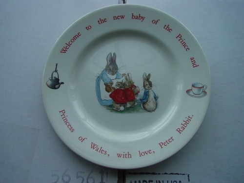 Wedgwood peter rabbit plate - ,
